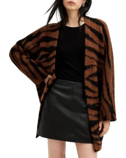 AllSaints Zoe Tiger Cardigan | Sweaters