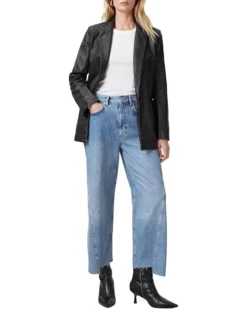 AllSaints Deri Leather Blazer | Coats & Outerwear -Closet Parade 719ER3UL0PL. AC SR736920