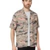 AllSaints Solar Camo Short Sleeve Shirt | Shirts & Tops