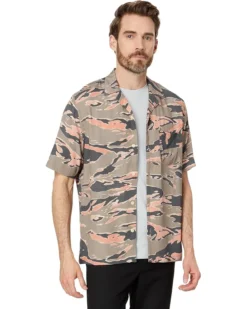 AllSaints Solar Camo Short Sleeve Shirt | Shirts & Tops