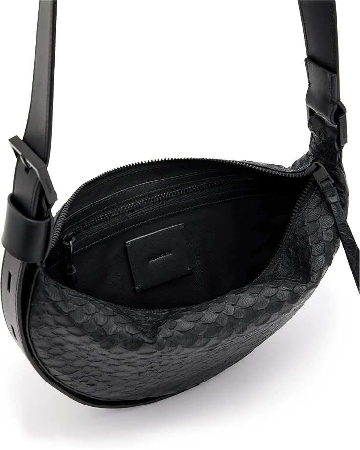 AllSaints Half Moon Snake Xbody | Handbags 3 AllSaints Half Moon Snake Xbody | Handbags - Image 3