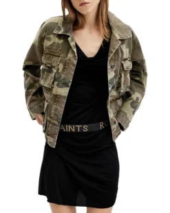 AllSaints Elm Camo Jacket | Coats & Outerwear