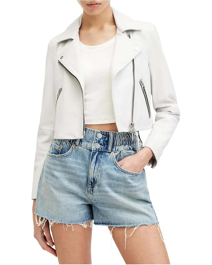 AllSaints Dalby Crop Biker | Coats & Outerwear 1 AllSaints Dalby Crop Biker | Coats & Outerwear