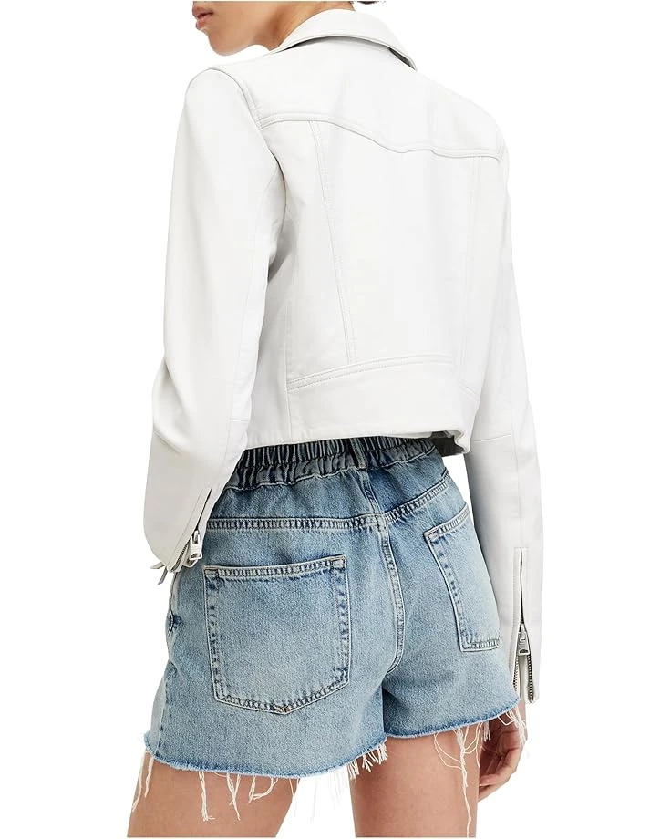 AllSaints Dalby Crop Biker | Coats & Outerwear 3 AllSaints Dalby Crop Biker | Coats & Outerwear - Image 3