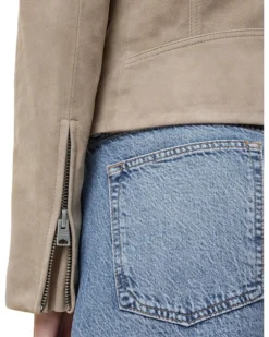 AllSaints Suede Dalby Biker | Coats & Outerwear -Closet Parade 910rKrofd5L. AC SR736920
